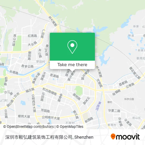 深圳市毅弘建筑装饰工程有限公司 map