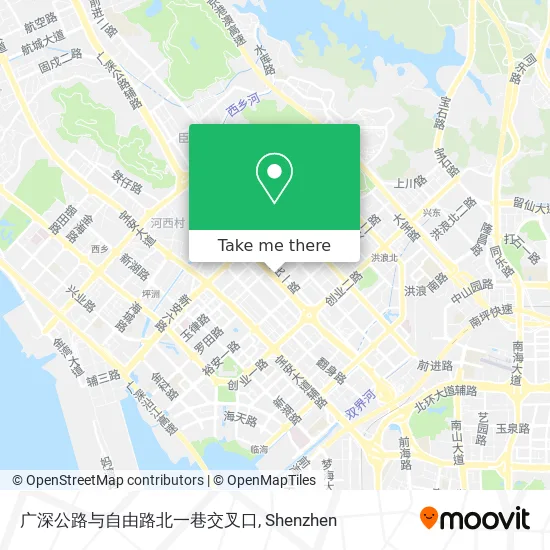广深公路与自由路北一巷交叉口 map