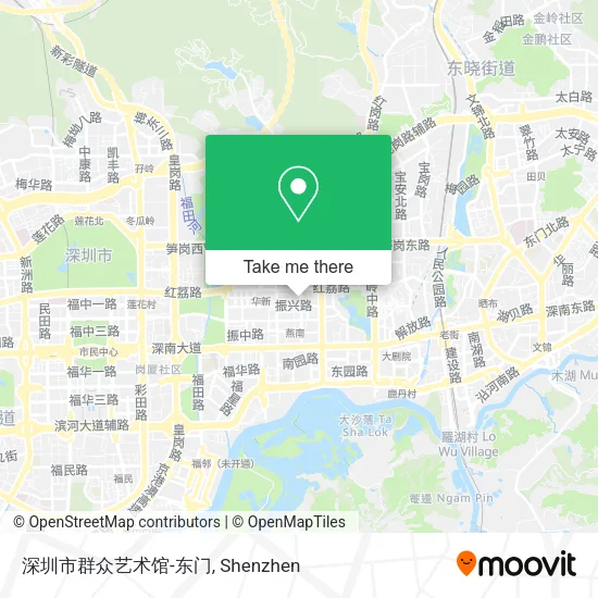 深圳市群众艺术馆-东门 map