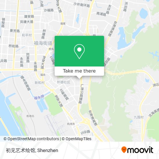 初见艺术绘馆 map