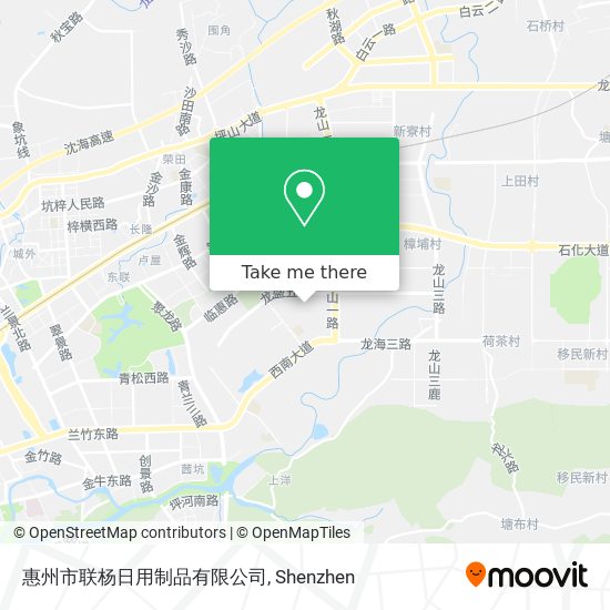 惠州市联杨日用制品有限公司 map