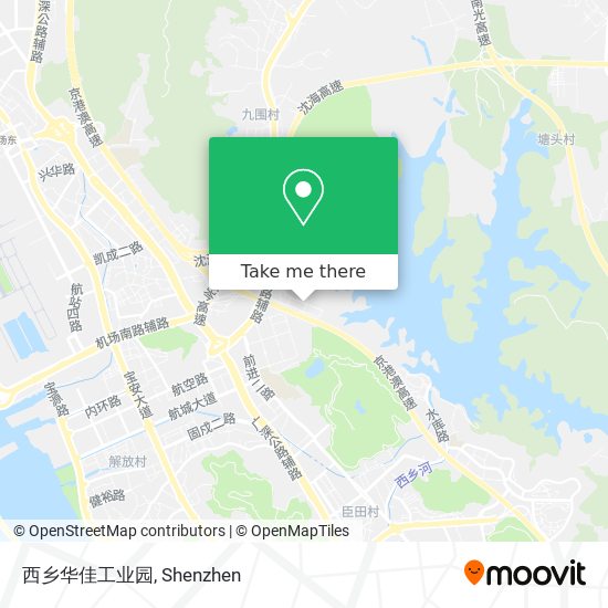 西乡华佳工业园 map