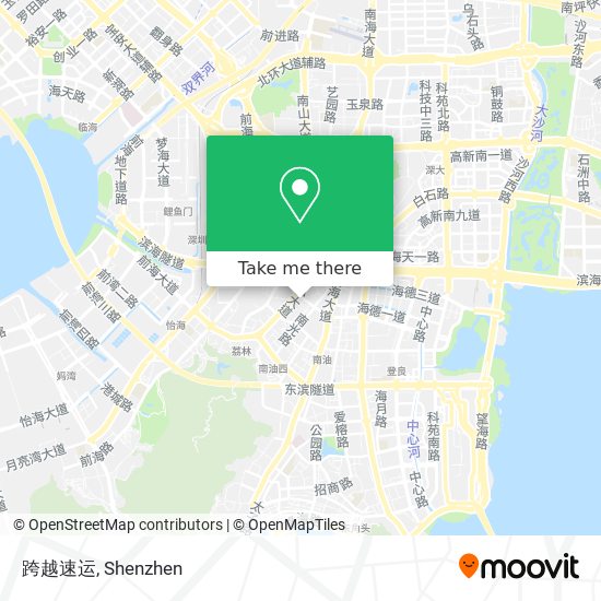 跨越速运 map