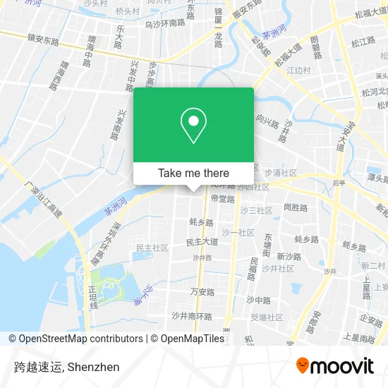 跨越速运 map