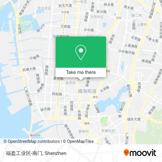 福盈工业区-南门 map
