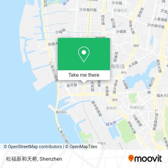 松福新和天桥 map