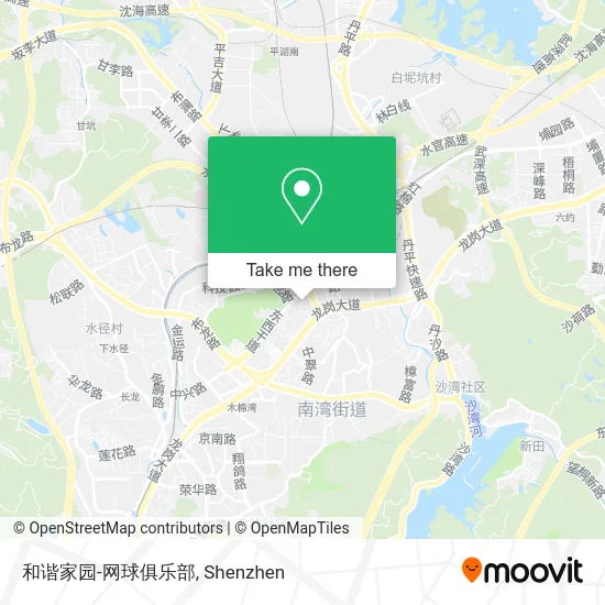 和谐家园-网球俱乐部 map