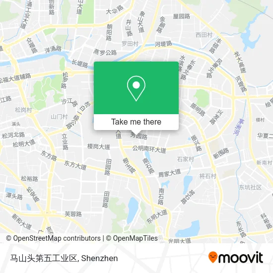 马山头第五工业区 map