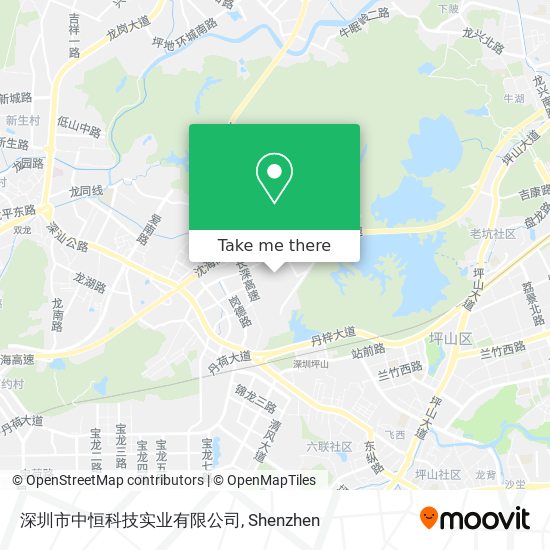 深圳市中恒科技实业有限公司 map