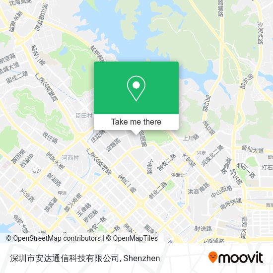 深圳市安达通信科技有限公司 map