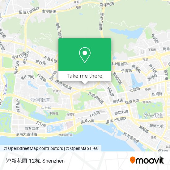 鸿新花园-12栋 map