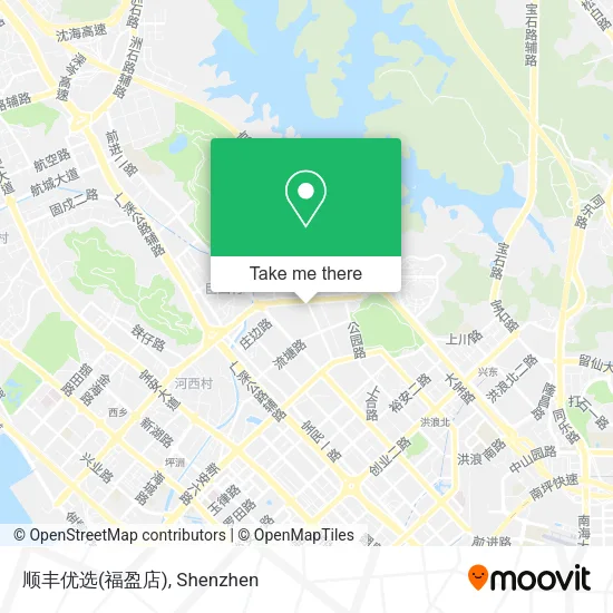 顺丰优选(福盈店) map