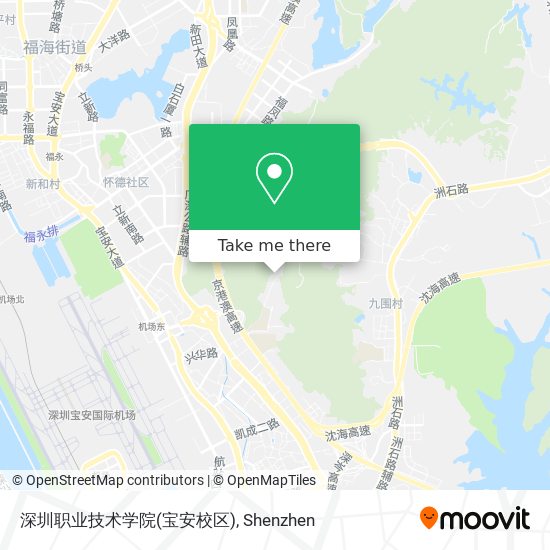 深圳职业技术学院(宝安校区) map