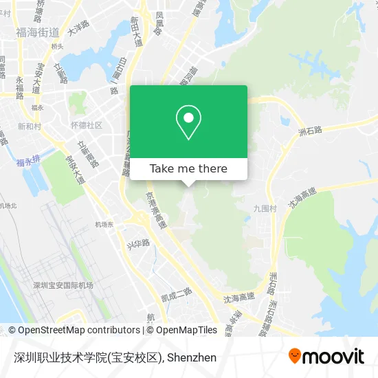 深圳职业技术学院(宝安校区) map