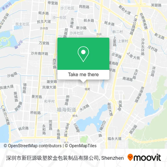深圳市新巨源吸塑胶盒包装制品有限公司 map