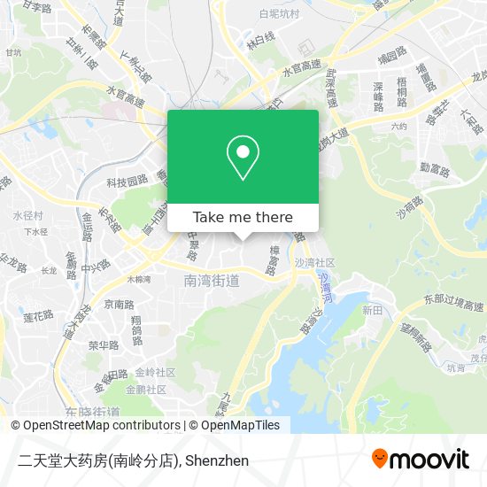 二天堂大药房(南岭分店) map