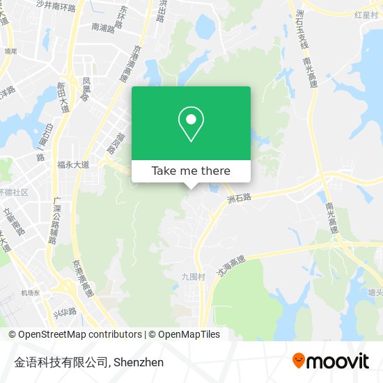 金语科技有限公司 map