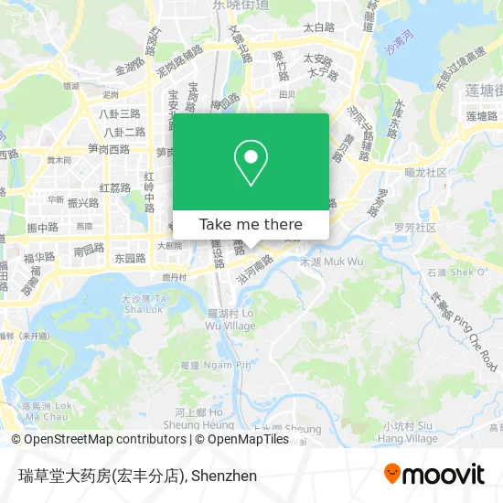 瑞草堂大药房(宏丰分店) map