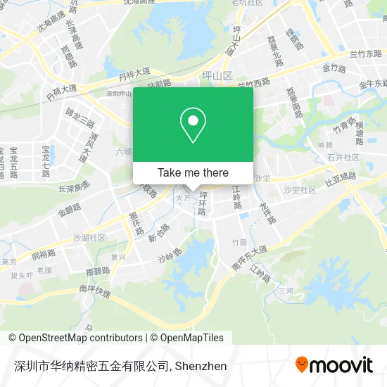 深圳市华纳精密五金有限公司 map
