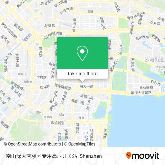南山深大南校区专用高压开关站 map