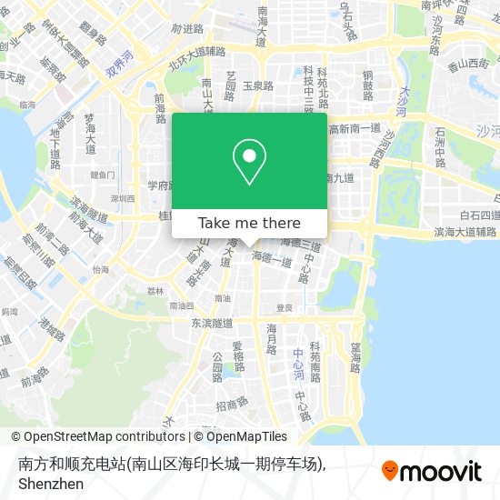 南方和顺充电站(南山区海印长城一期停车场) map
