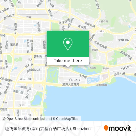 瑾鸿国际教育(南山京基百纳广场店) map