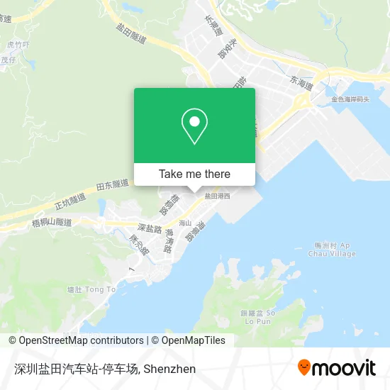 深圳盐田汽车站-停车场 map