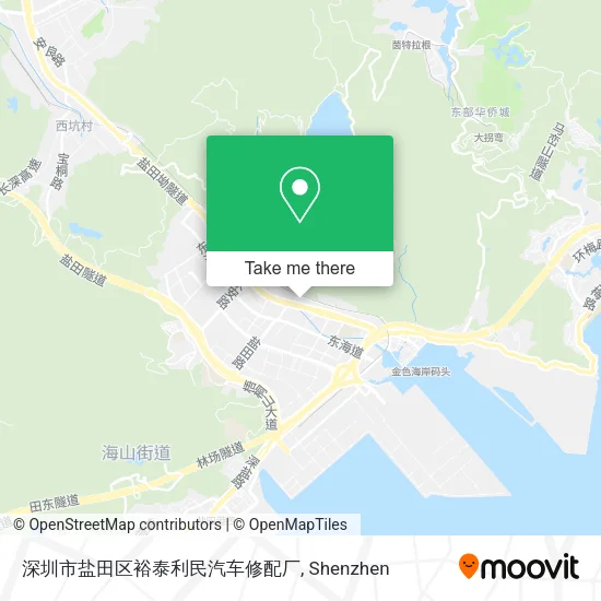 深圳市盐田区裕泰利民汽车修配厂 map