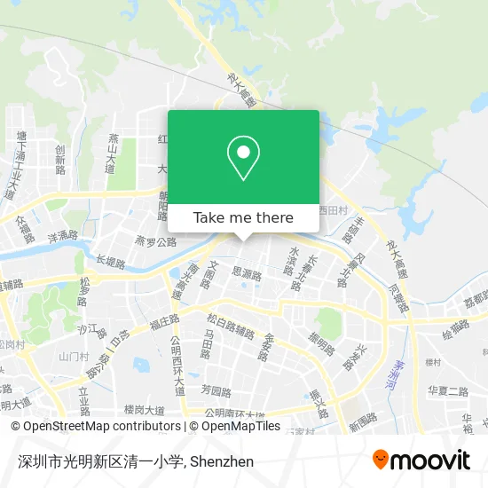 深圳市光明新区清一小学 map