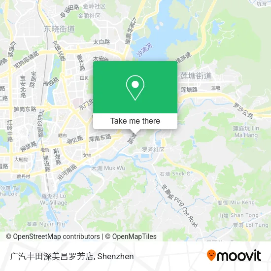 广汽丰田深美昌罗芳店 map