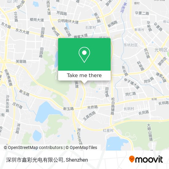 深圳市鑫彩光电有限公司 map