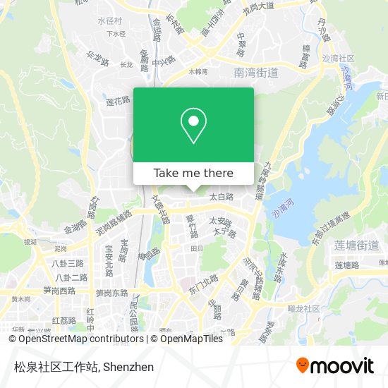松泉社区工作站 map