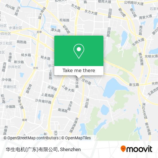 华生电机(广东)有限公司 map