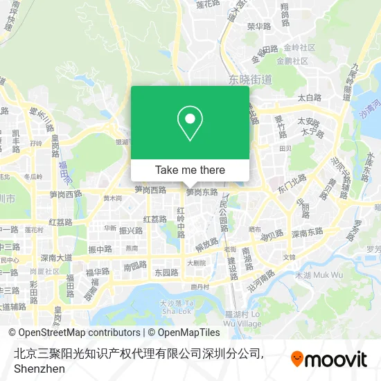 北京三聚阳光知识产权代理有限公司深圳分公司 map