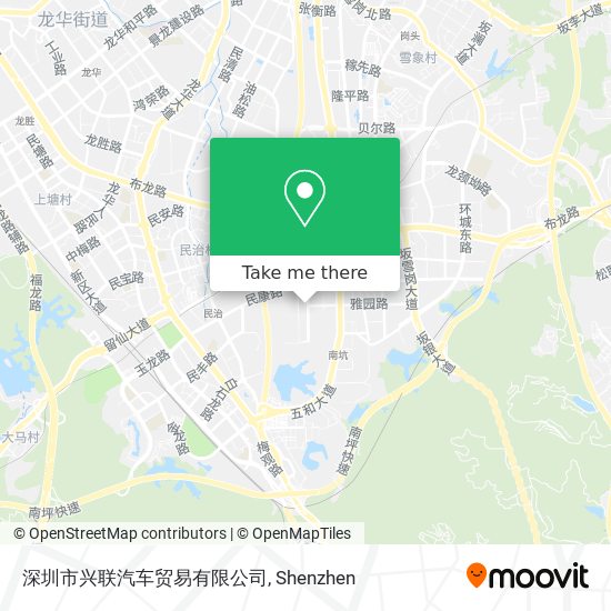 深圳市兴联汽车贸易有限公司 map