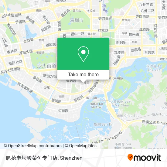 叭拾老坛酸菜鱼专门店 map