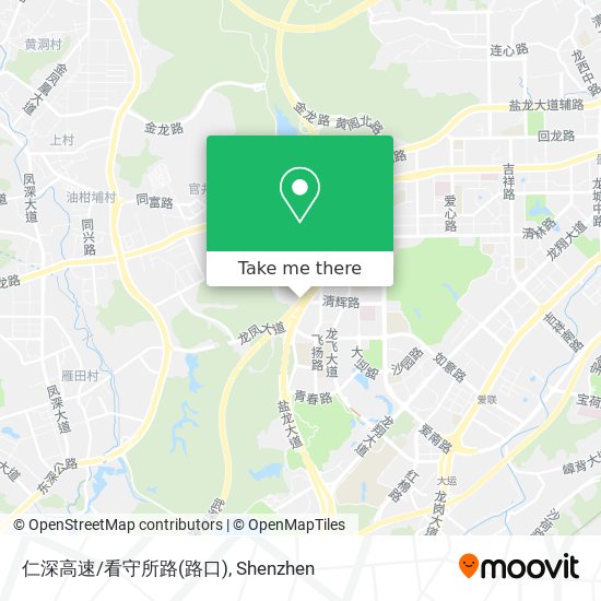 仁深高速/看守所路(路口) map