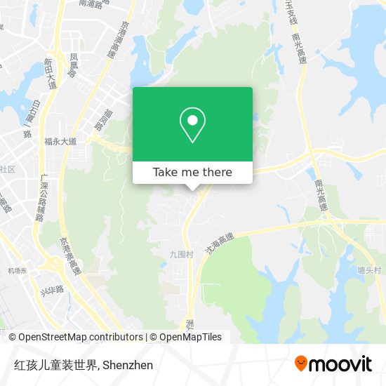 红孩儿童装世界 map