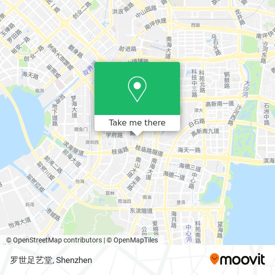罗世足艺堂 map