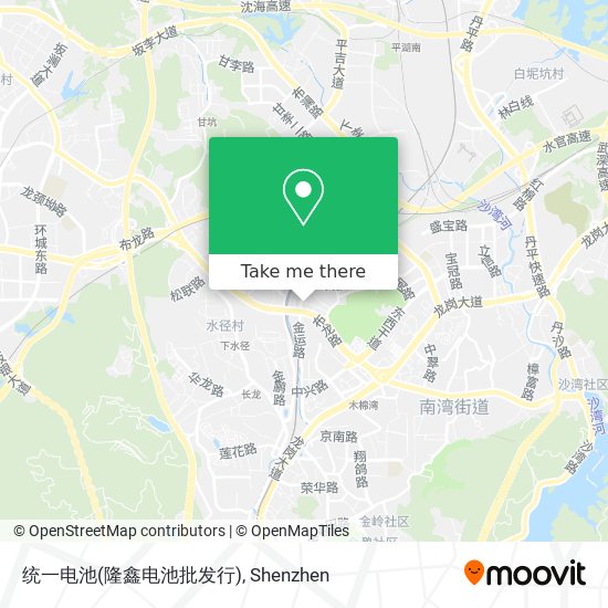 统一电池(隆鑫电池批发行) map