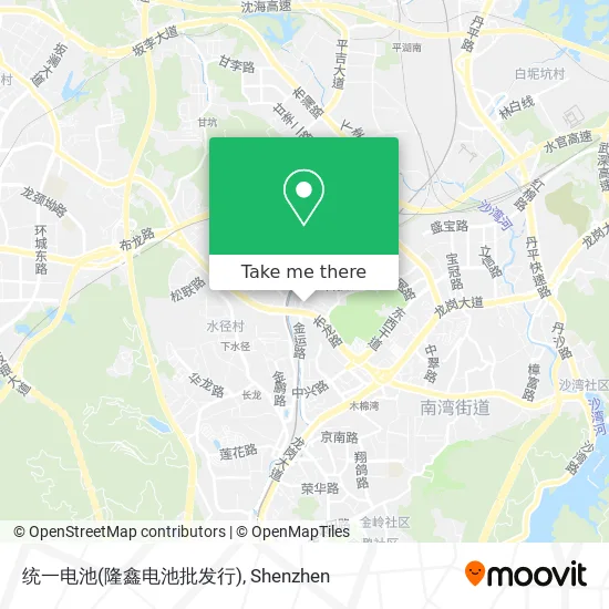 统一电池(隆鑫电池批发行) map