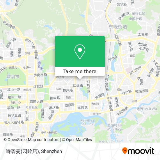 诗碧曼(园岭店) map