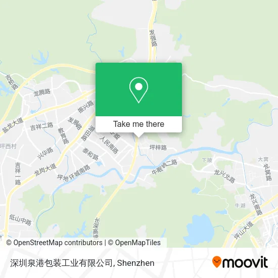 深圳泉港包装工业有限公司 map