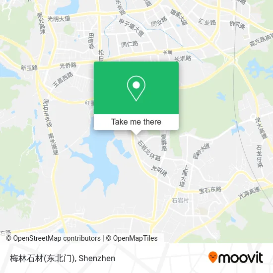 梅林石材(东北门) map