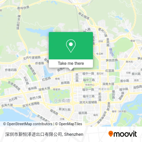 深圳市新恒泽进出口有限公司 map