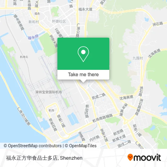 福永正方华食品士多店 map