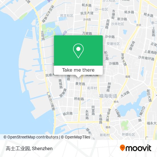 高士工业园 map