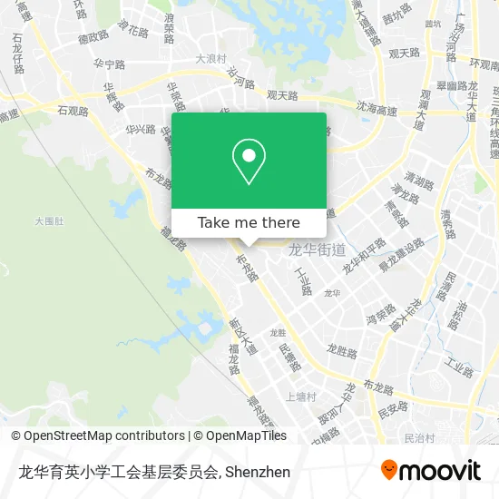 龙华育英小学工会基层委员会 map
