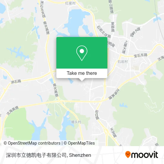 深圳市立德凯电子有限公司 map
