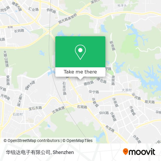 华锐达电子有限公司 map